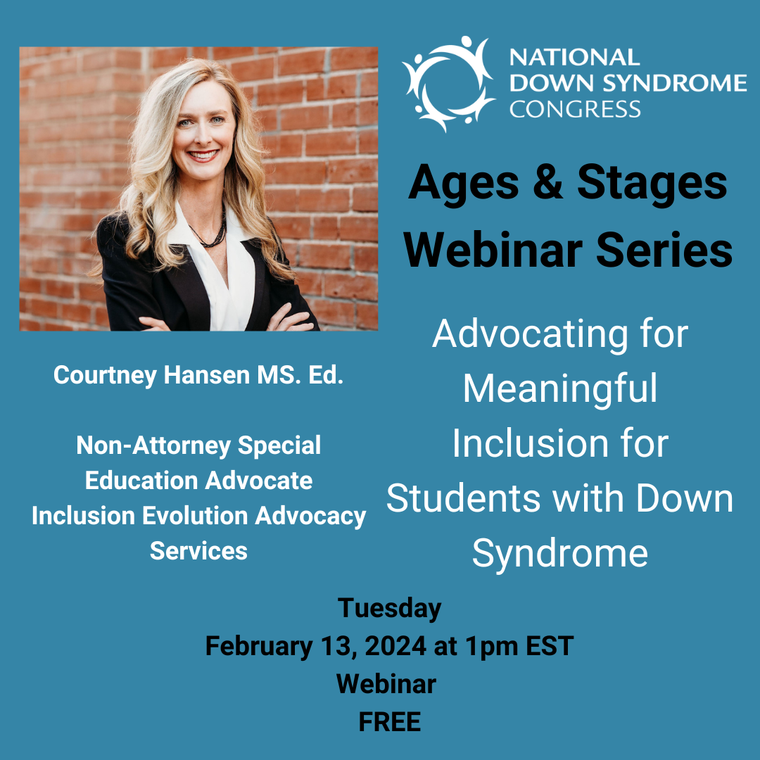 Advocating for Meaningful Inclusion for Students with Down Syndrome