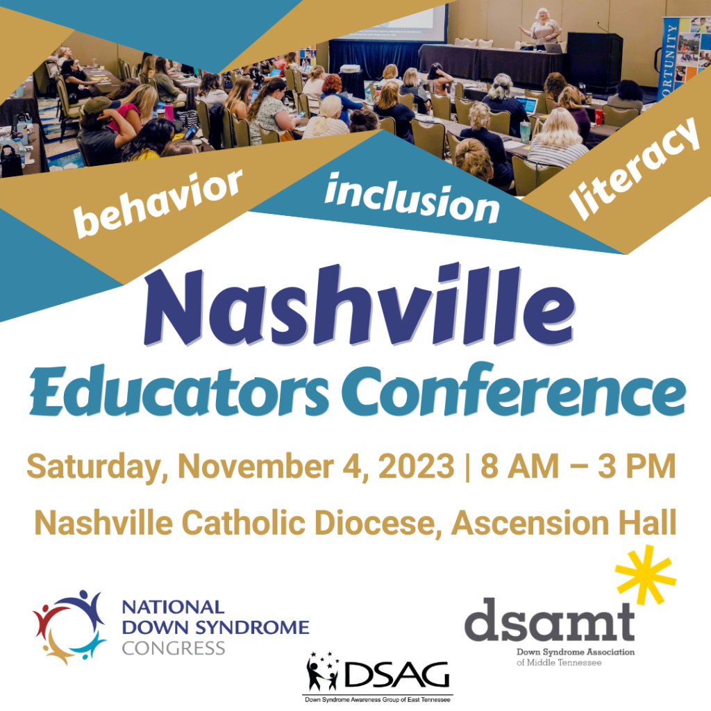 Block of text with information about a Nashville Educators Conference Nov. 4, 2023