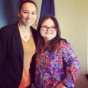 Rachel Mast and Rep. Sharice Davis